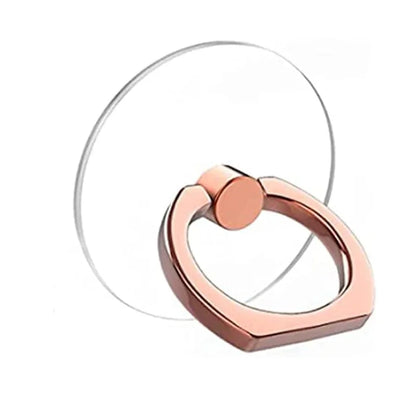 Transparent Cell Phone Ring Holder Stand 360° Degree Rotation Clear Finger Grip Kickstand Compatible Iphones or Phone Case