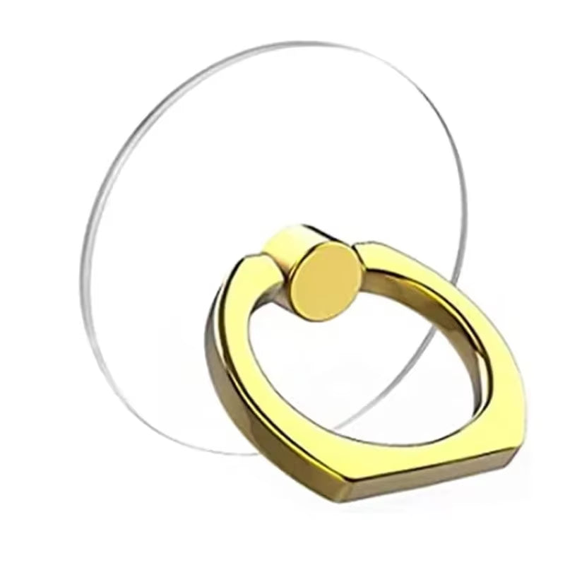 Transparent Cell Phone Ring Holder Stand 360° Degree Rotation Clear Finger Grip Kickstand Compatible Iphones or Phone Case
