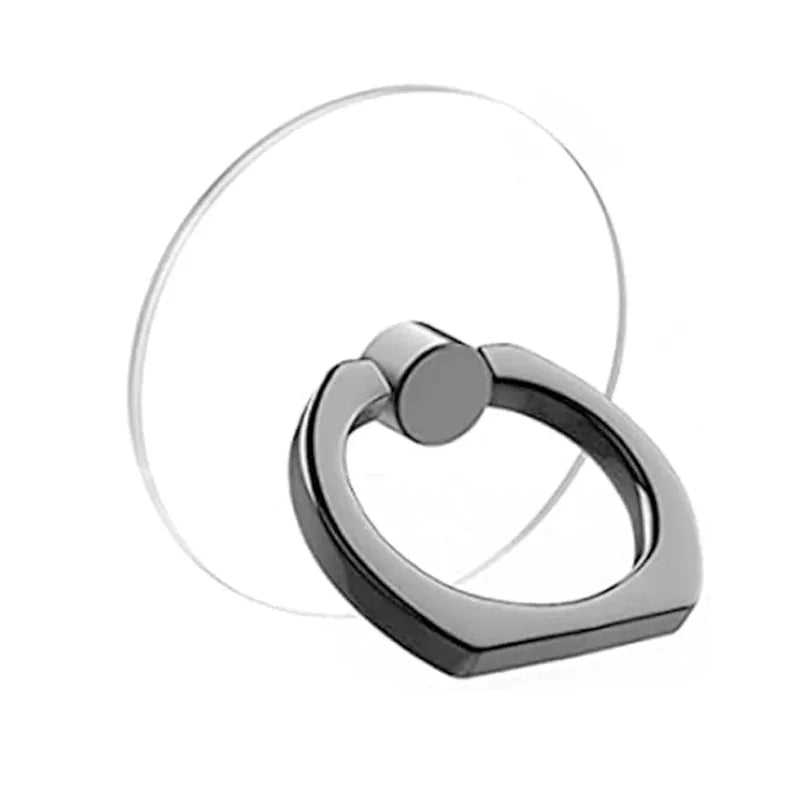 Transparent Cell Phone Ring Holder Stand 360° Degree Rotation Clear Finger Grip Kickstand Compatible Iphones or Phone Case