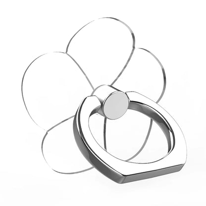 Transparent Cell Phone Ring Holder Stand 360° Degree Rotation Clear Finger Grip Kickstand Compatible Iphones or Phone Case